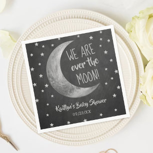 Over The Moon   Baby Shower Napkins