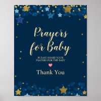 Over the Moon Baby Shower Prayers for Baby