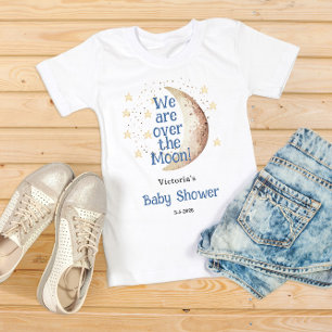 Over the Moon Baby Shower  T-Shirt