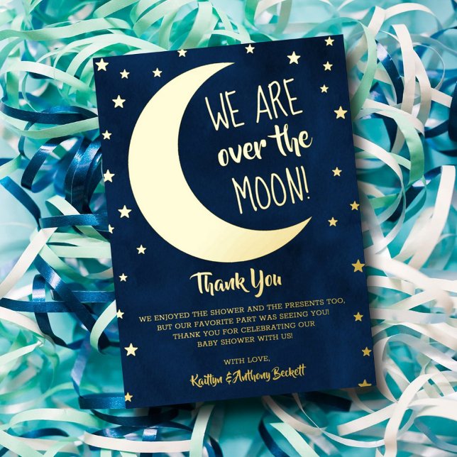 Over The Moon | Baby Shower Thank You Real (Creator Uploaded)
