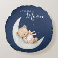 Over the Moon Bear Blue Baby