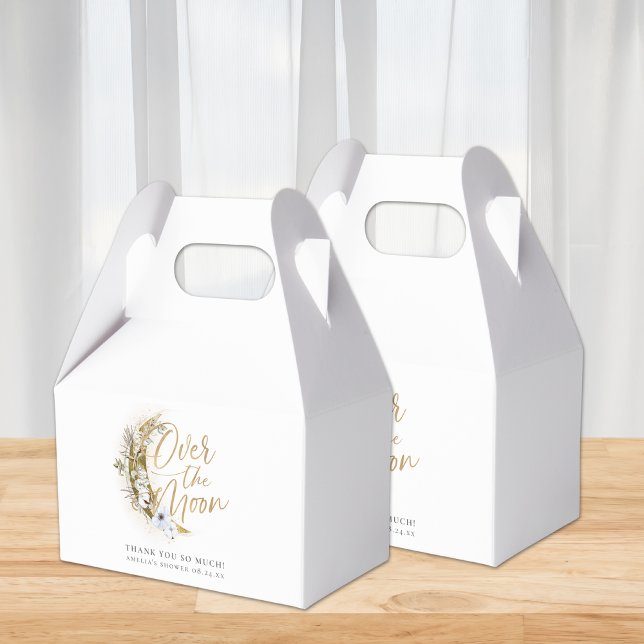 Over the Moon Boho Gold Dust & Clouds Favour Box (Creator Uploaded)