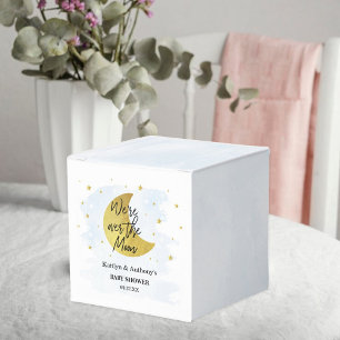 Over The Moon   Boys Baby Shower Favour Box