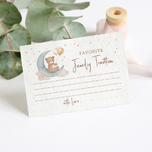 Over The Moon Favourite Family Traditions card