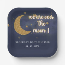 Over The Moon Gender Neutral Baby Shower
