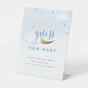 Over the Moon Guess How Many Candies Sign