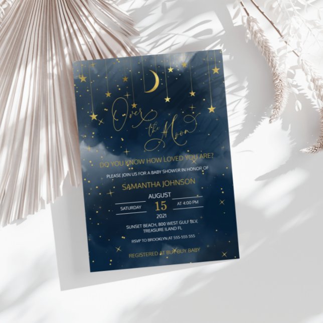 Over the Moon Invitation, To the Moon Invite (Creator Uploaded)