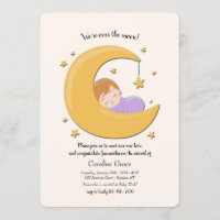 Over the Moon Meet and Greet Invitation