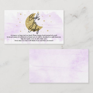 Over The Moon Neutral Baby Shower Books For Baby Enclosure Card