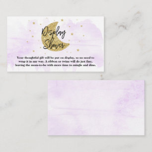 Over The Moon   Neutral Baby Shower Display Shower Enclosure Card