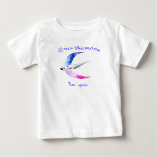 Over the moon space baby T-Shirt