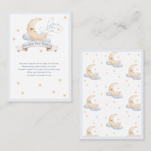 Over the Moon & Stars Books for Baby Enclosure Card