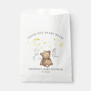 Over The Moon Teddy Bear Baby Shower Favour Bags