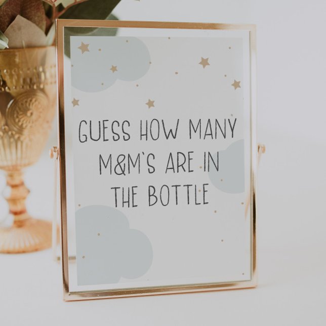 Over the Moon Twinkle Star Guess How Many Candies Poster (Creator Uploaded)