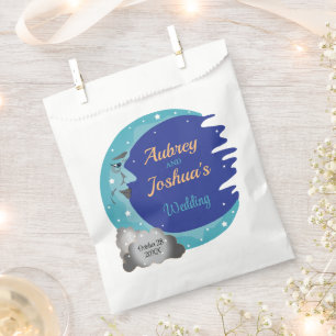 Over the Moon Wedding Personalised Favours Bag