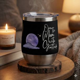 Over The Moon With Gratitude Tumbler