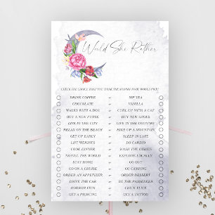 Over the Moon Would She Rather game