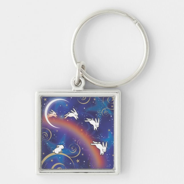 OVER THE RAINBOW BRIDGE KEY RING (Front)