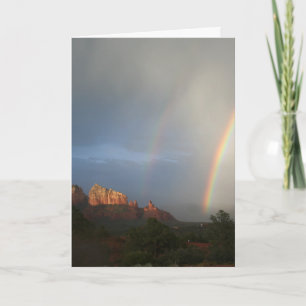 Over the Rainbow in Sedona. Blank inside to write Card