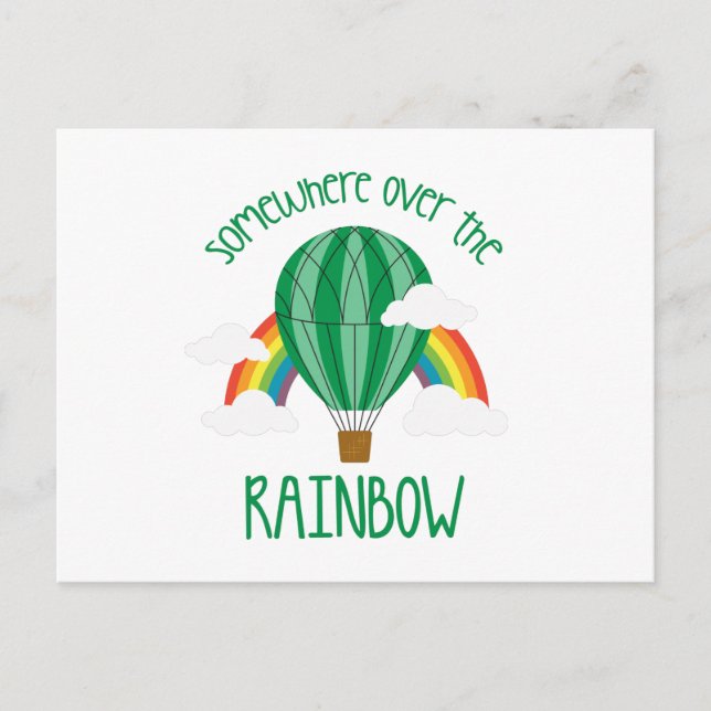 Over The Rainbow Postcard (Front)