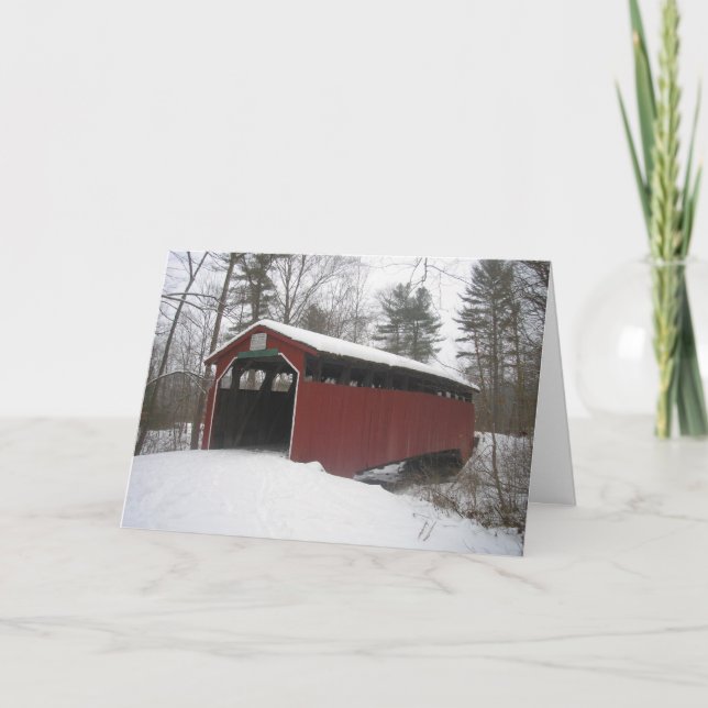 "Over the River and Through the Woods" Card (Front)