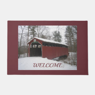 "Over the River and Through the Woods" Doormat