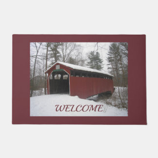 "Over the River and Through the Woods" Doormat