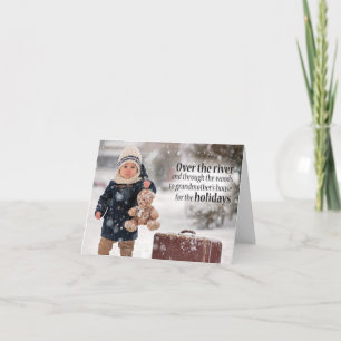 Over the River for the Holidays Card