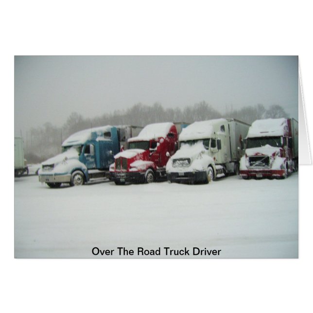 Over The Road Truck Driver (Front Horizontal)