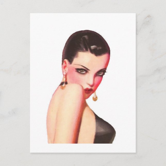 Over the Shoulder Look Postcard (Front)