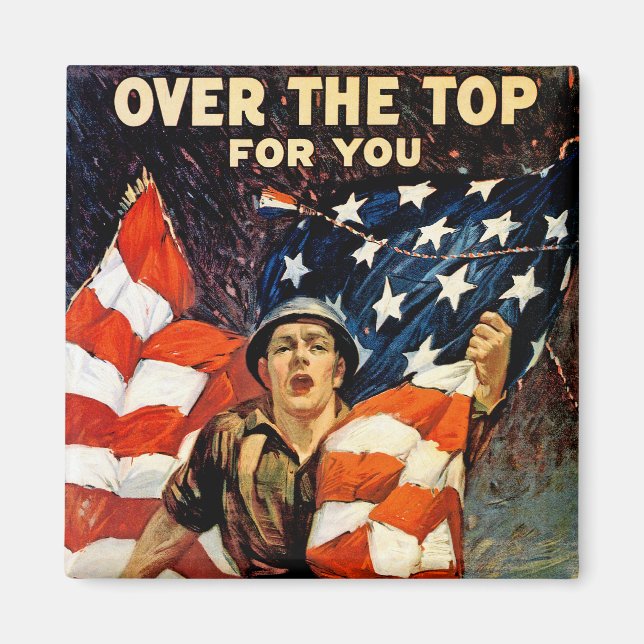 Over The Top For You Magnet (Front)