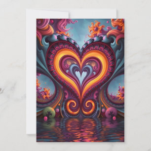 Over The Top Heart Holiday Card