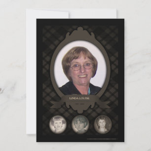 over the years photo memorial announcements