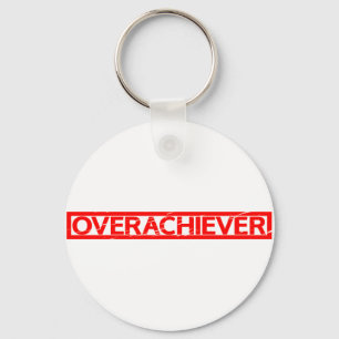 Overachiever Stamp Key Ring