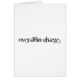 Overall In-Charge