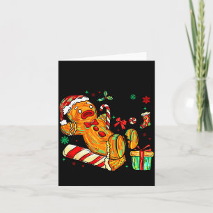 Overbaked And Over It Gingerbread Christmas Baking Card