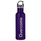 "Overcome" 24 oz. Purple aluminium