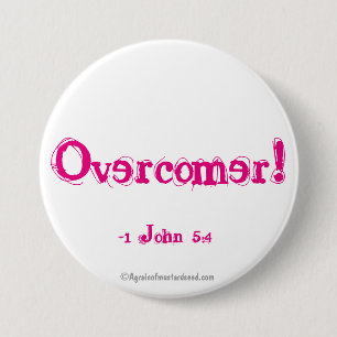 Overcomer! 7.5 Cm Round Badge