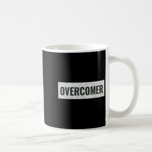 Overcomer Emwering Insrational Motivational Christ Coffee Mug