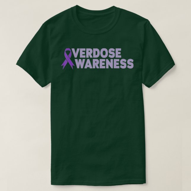Overdose Awareness Addiction Recovery -gigapixel-s T-Shirt (Design Front)