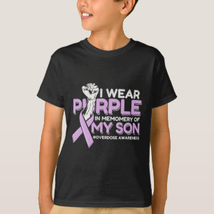 Overdose Awareness Candlelight Vigil Son Awareness T-Shirt