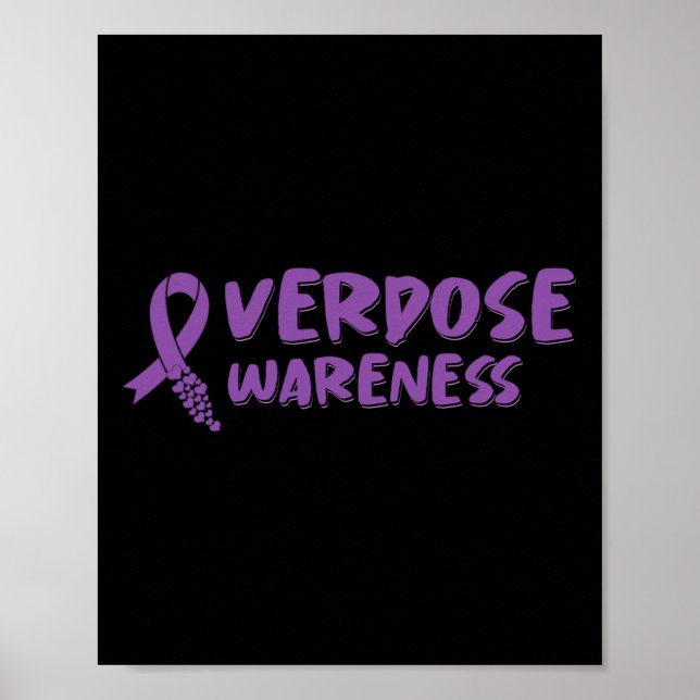 Overdose Awareness Day August In Memory 1  Poster (Front)