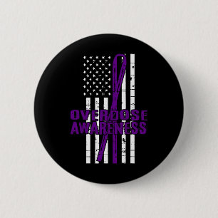 Overdose Awareness Day  Family Against Addictions  6 Cm Round Badge