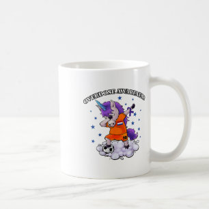 Overdose Awareness Dubbing Unicorn Purple Ribbon Coffee Mug