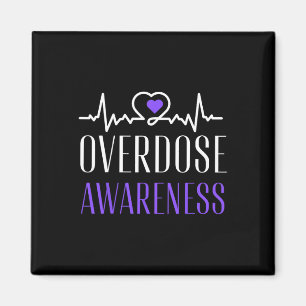 Overdose Awareness I Wear Purple For My Son For Ov Magnet