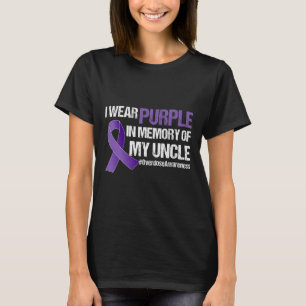 Overdose Awareness I Wear Purple For My Uncle 1 T-Shirt