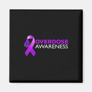 Overdose Awareness I Wear Purple Magnet