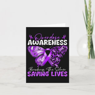 Overdose Awareness Month Breaking The Silence Savi Card