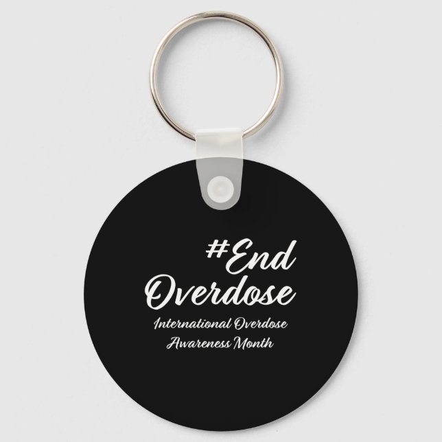 Overdose Awareness Month  Key Ring (Front)