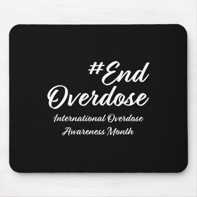 Overdose Awareness Month Mouse Pad (Front)